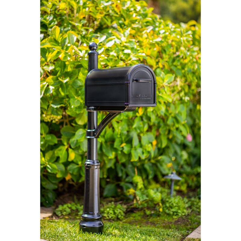 Architectural Mailboxes Hillsborough Post Mount Mailbox & Reviews | Wayfair